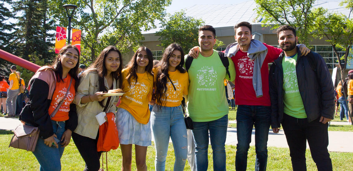 Students at the orientation pep rally 2019 Students at the orientation pep rally 2019