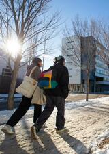 Winter time on campus