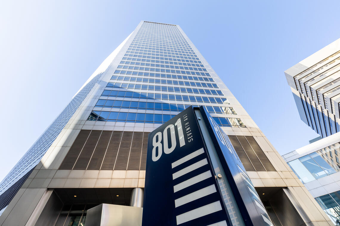 Office tower at 801 Seventh Ave. S.W.