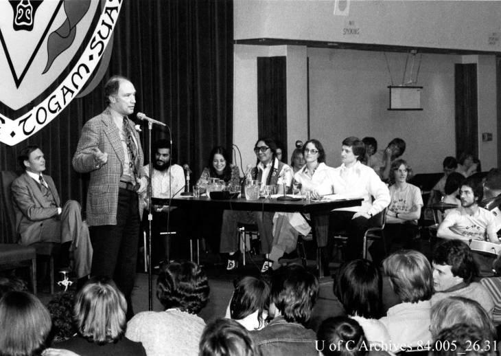 Prime Minister Pierre Trudeau's visit to campus Prime Minister Pierre Trudeau's visit to campus