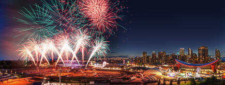 Calgary fireworks