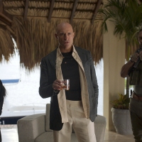 Natalia Reyes as Moriti, Mark Strong as Cinder and Sala Baker as Scath in Shadow Force. Photo Credit: Courtesy of Lionsgate