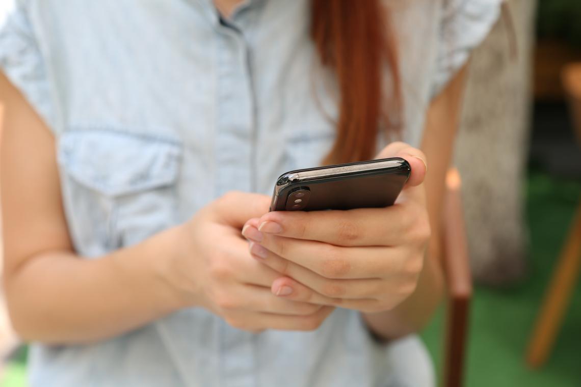 Upcoming SWS workshops woman using a phone